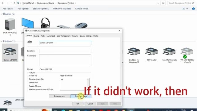 How to fix communication error in Canon LBP 2900 printer Part 2 смотреть онлайн