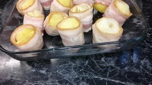 Картофель запеченный с беконом и сыром (рецепт) делюсь