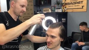 Стрижка на длинные волосы / Стрижка длинных волос / Удлиненная мужская стрижка / Стрижка ножницами