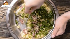 Манты с мясом и картофелем