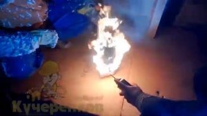 Пенополиуретан горючий материал или нет;  Эксперимент на  горючесть утеплителя  ППУ; Тест с горелко