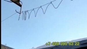 Кабельная подвеска по стальному тросу