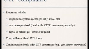 Services Platform: Experiments in OTP-Compliant Dataflow Programming - Jay Nelson