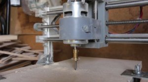 CNC 3018 - сверловка фанеры "кукурузой"