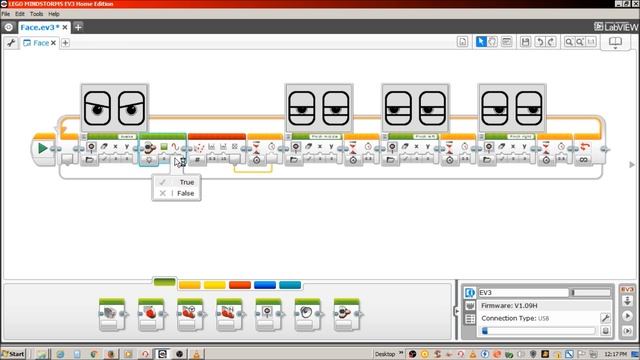 Lego Mindstorms EV3 Random Eyes Program смотреть онлайн