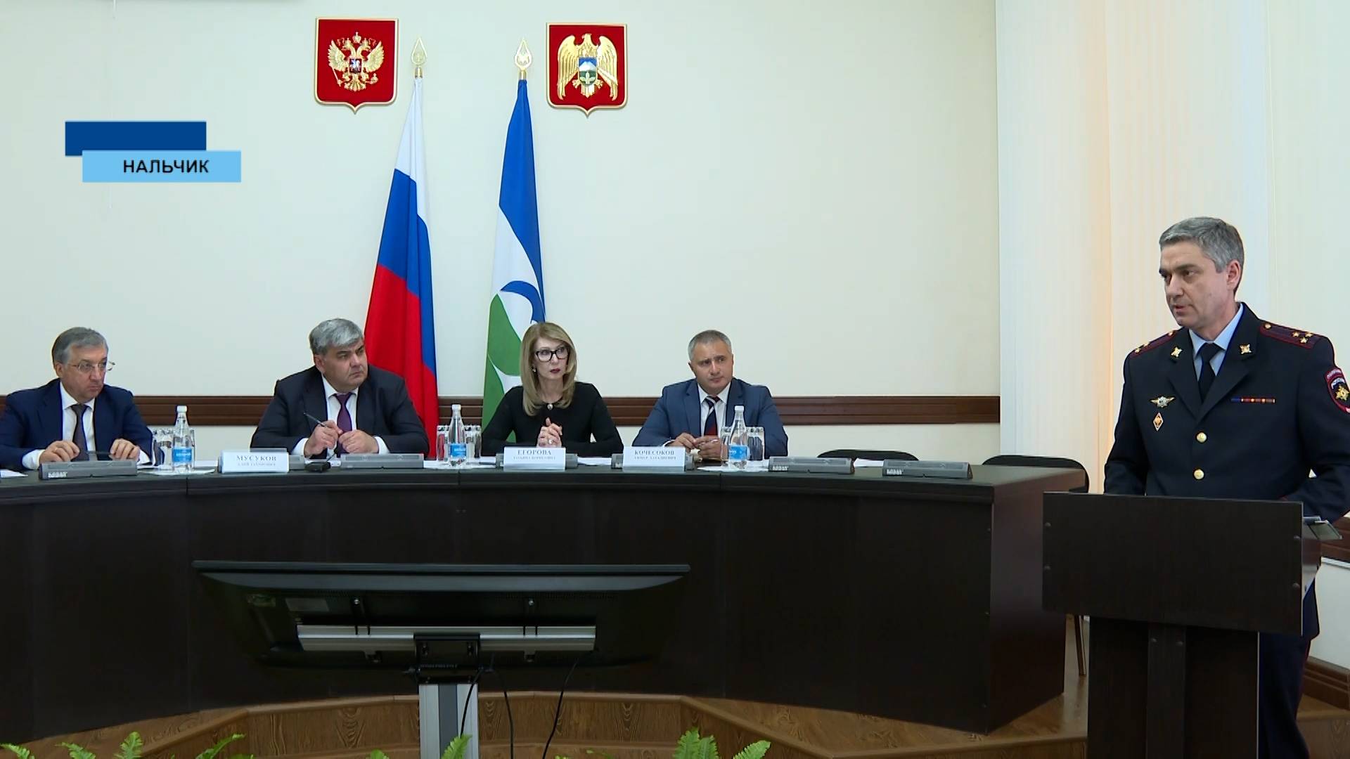 Глава КБР Казбек Коков провел заседание по вопросам обеспечения правопорядка
