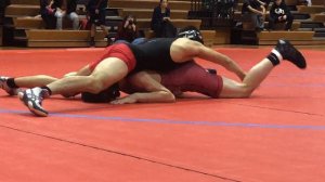 AEHS wrestling 2018 Geremy Lopez Vs Quince Orchard HS 145lbs