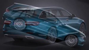 3D Model Mercedes-Benz E-Class Estate 2017 at 3DExport.com