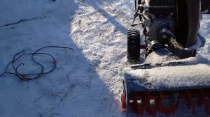 Снегоуборщик Парма,первая серьёзная поломка(((