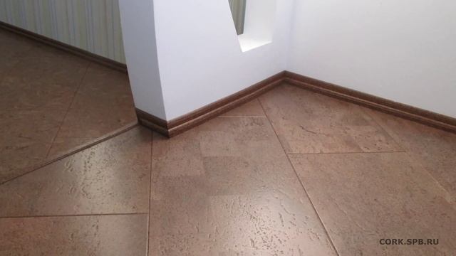 Пробковый пол "под ключ". Подготовка основания и укладка. смотреть онлайн