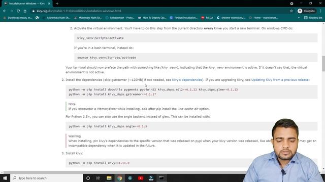 Kivy Installation Tutorial 2021| App Development Using Python | MyCodeWorks | Session 01