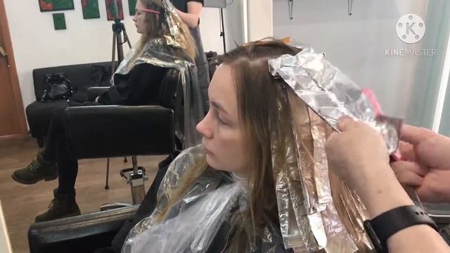 Двойное тонирование волос