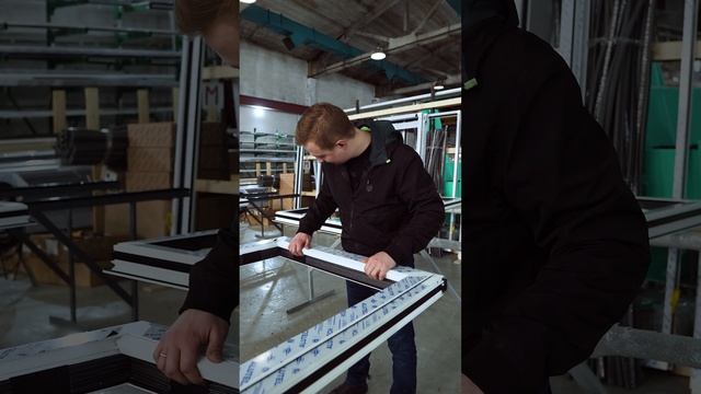 Алюминиевые Конструкции. Штапика в Алюминиевый Профиль #shorts