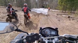 Чепецк, эндуро-мотовыезд 24.04.22. Еду на Мотоленд XR250 172 fmm. Вторая серия.