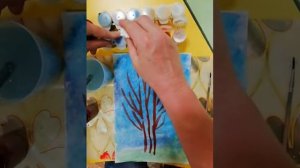 рисование дерево черёмуха