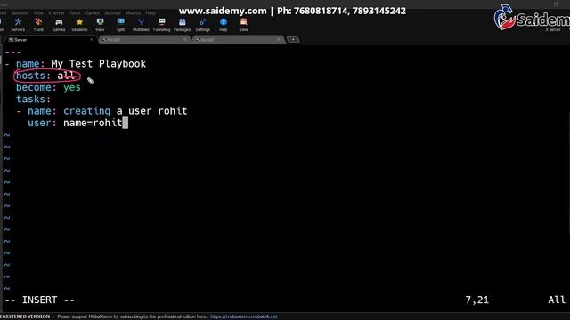 Ansible Part-8: YAML Script | Playbook Sections |  Users & Files Playbooks || DevOps Tutorial 2022