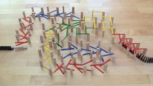 МАСШТАБНЫЕ дорожки из домино, рекорды