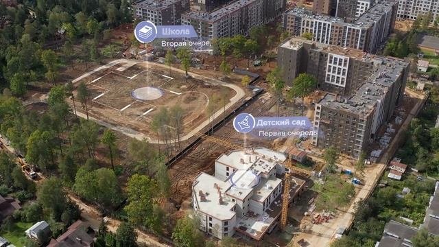 Обзорное видео Миниполиса Серебрица в Красногорске. Обзор всех корпусов. ЖК Серебрица - 2020