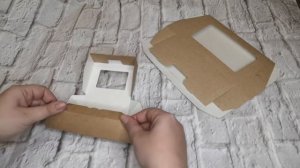 Как собрать крафт коробку для мыла.
