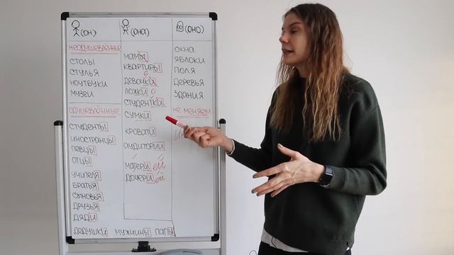 Урок 3. Винительный падеж. Множественное число || Существительные. Падежи.
