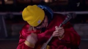 Первый канал. Прямой эфир. Дуэт балалачеников ЛАДЫ. Передача ДОБРОЕ УТРО!