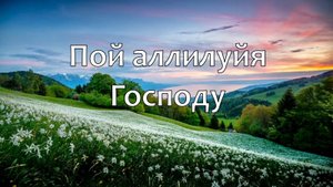 Пой аллилуйя Господу