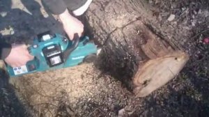 Тест драйв аккумуляторной пилы Makita DUC303