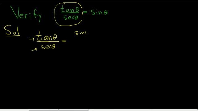 Verifying a Trigonometric Identity tan(x)/sec(x) = sin(x) смотреть онлайн