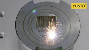 Лазерная гравировка стали 40х13 на лазерном маркере 20 вт kamach T320 Raycus, EzCad