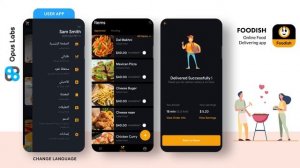 Food Ordering App | Food Delivery App | 3 Apps | Android + iOS App Template | FLUTTER | Foodish