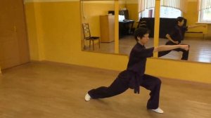 Часть 4. Основная часть - у бу цюань, чан цюань 16 форм, цзянь шу 16 форм. Online-тренировка по Ушу