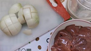 #Что_приготовь на ужин. Оладьи из куриной печени.