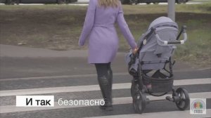 Как безопасно переходить дорогу с коляской