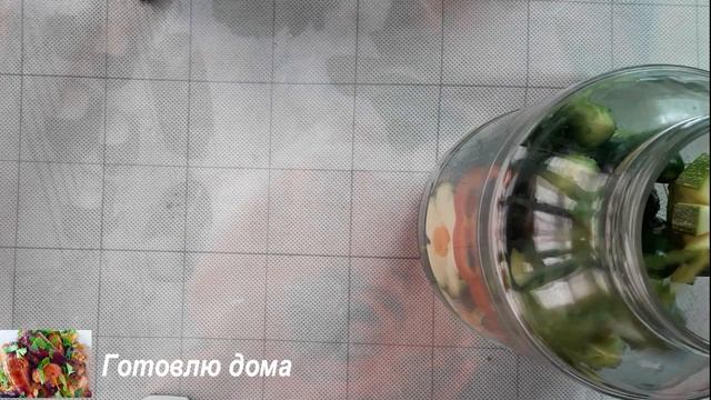 Овощное ассорти из огурцов, помидоров, перца, кабачков на зиму. Простой рецепт без стерилизации