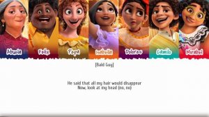 Encanto - 'We Don't Talk About Bruno' Color Coded Lyrics