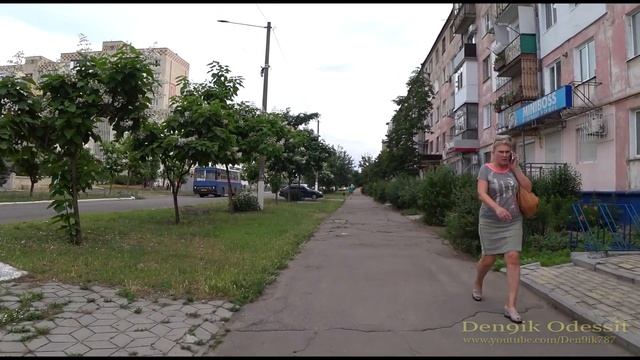 Новая Каховка лето 2020 улица Первомайская пешая прогулка в сторону улицы Букина смотреть онлайн