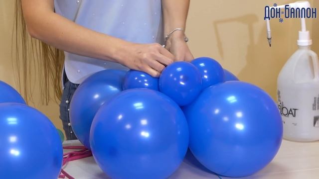 Искусство Аэродизайна. Урок №96. Композиция "подарок" из круглых шаров смотреть онлайн