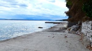 An der Adriaküste. Strand Meer Küste in Crikvenica nahe Rijeka Kroatien – Panasonic Lumix dc-fz82/8