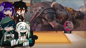 Genshin Impact Archons React To  Kratos // Genshin Impact // Gacha life & Gacha Club