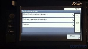 Kyocera - Find your machines IP Address