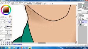 Как сделать тень в Paint tool sai #2