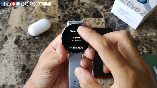 Galaxy Watch Active 2 - Gym Mode (Offline Music - Spotify, Samsung) смотреть онлайн