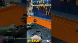 Замена фланца и подшипника шпинделя на болгарке (УШМ) Hitachi G13SS