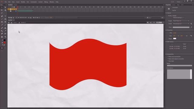 how to create a flag animation|flag animation in animate cc|flag animation|2d tutorial by sarath смотреть онлайн