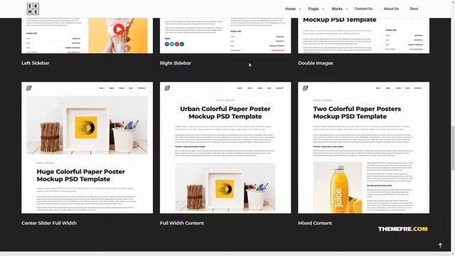 Minimalist Portfolio Landing Pages - Ekme 15 landing page Yuzuki смотреть онлайн