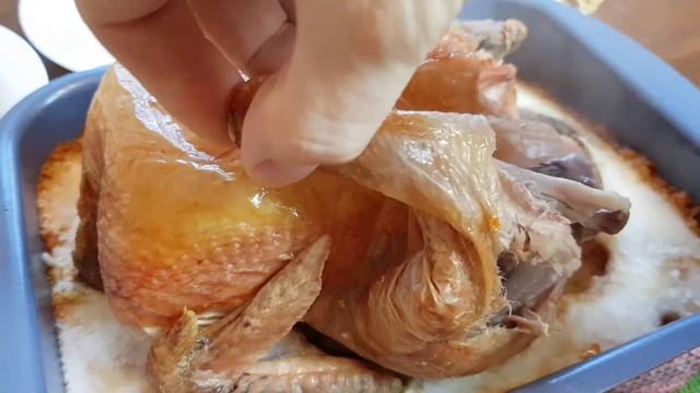 Курица на соли в духовке?