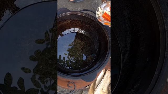 Жареный карп в казане смотреть онлайн