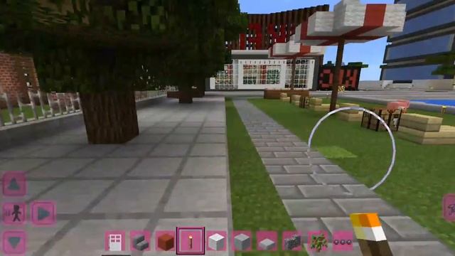 How to build Big City Craft 2  McDonalds  KFC  Android GamePlay FHD Minecraft