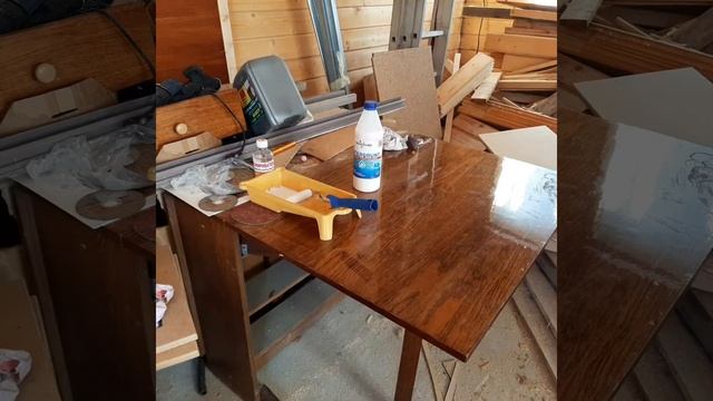 Переделка кухни за 2500 руб.Обновляем фасады.Меняем столешницу. смотреть онлайн