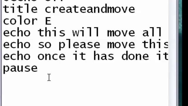 Usefull bat file! create and move files смотреть онлайн